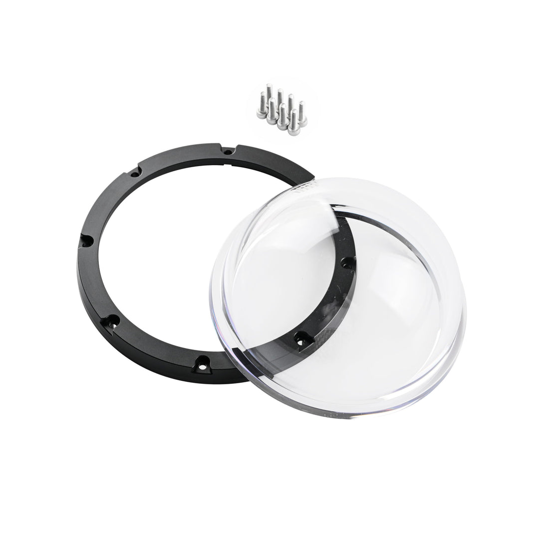 光学ドーム型水中エンドキャップ