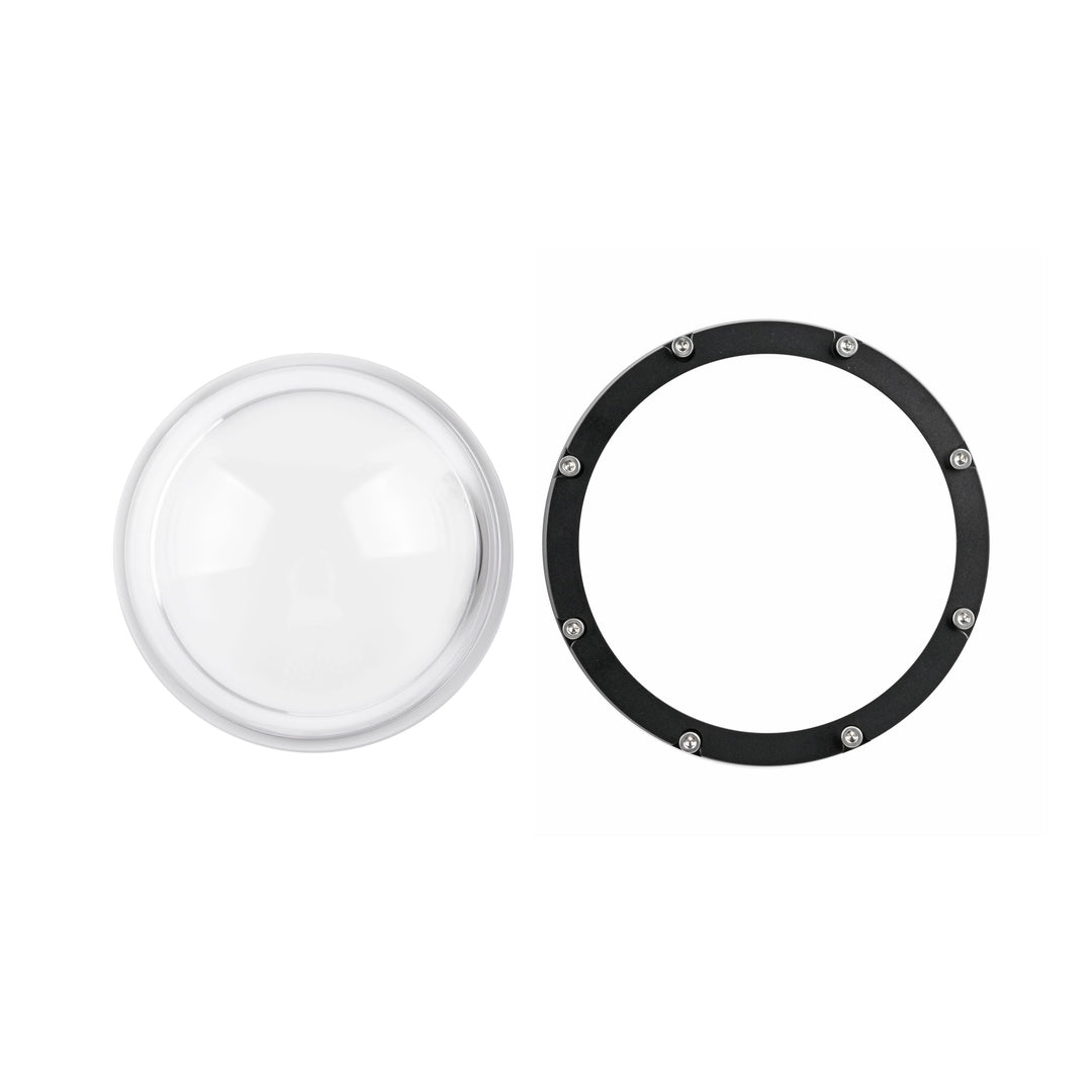 光学ドーム型水中エンドキャップ